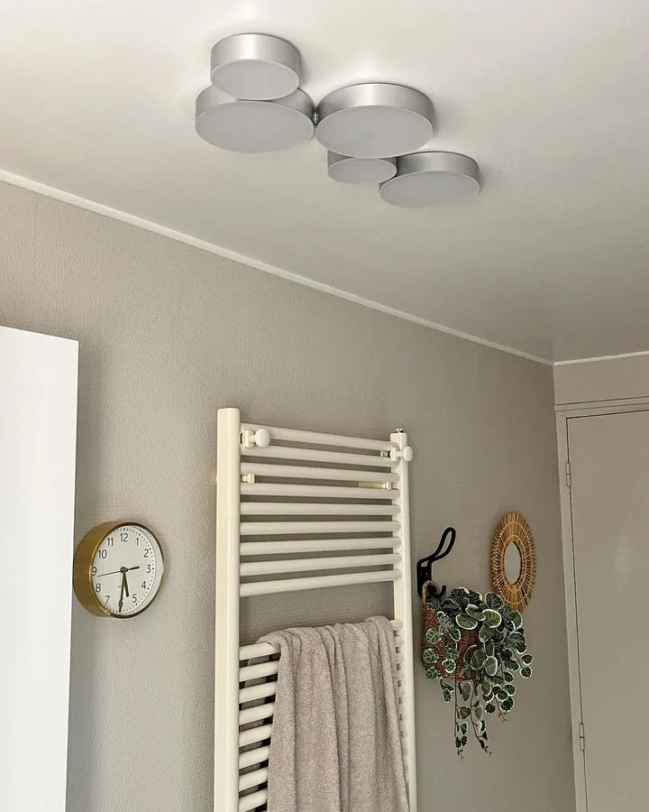 LED plafondlamp LUGA Metaal Zilver