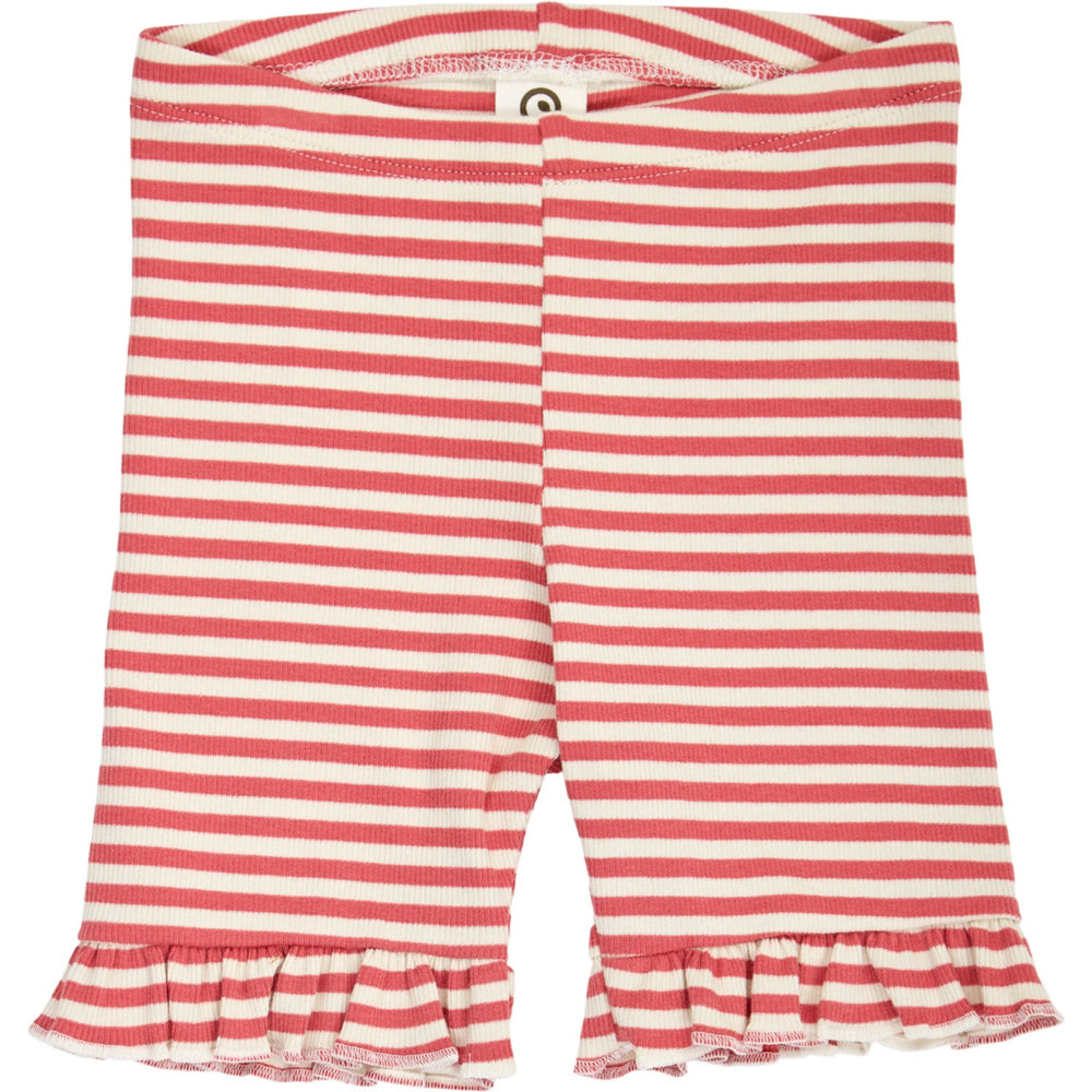 Køb Müsli Mineral Red/ Tofu Rib Stripe Flæse Shorts