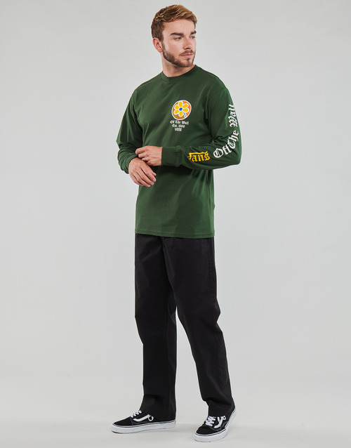 Vans - OLD ENGLISH FLORAL LOGO LS TEE - Vert