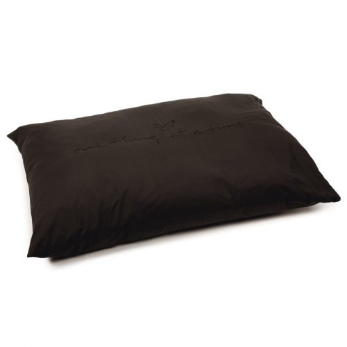 Almofada para cães Beeztees Tapira com capa removível, tamanho médio, cinza escuro.
