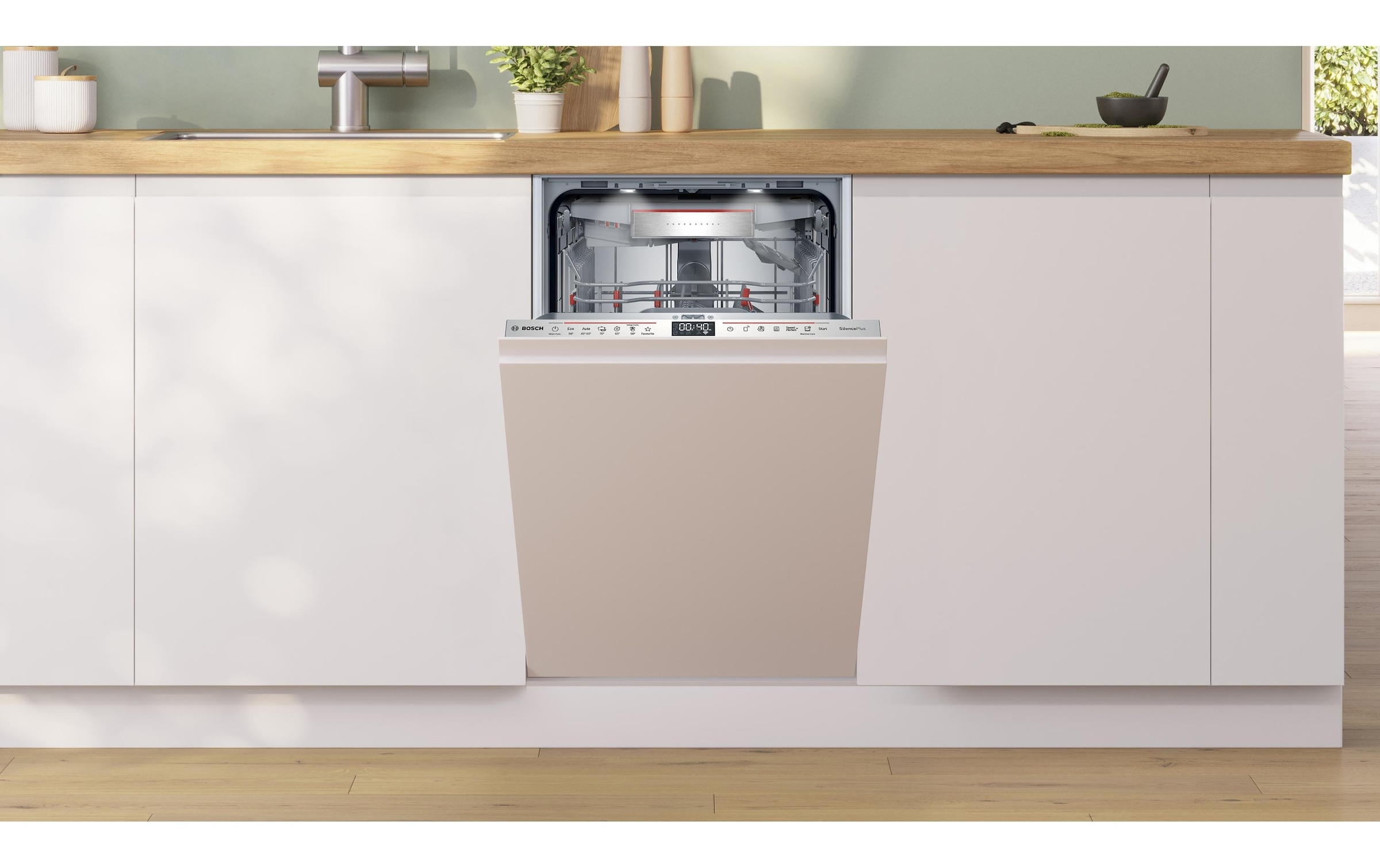 BOSCH teilintegrierbarer Geschirrspüler »SPV6EMX0« 10 Massgedecke