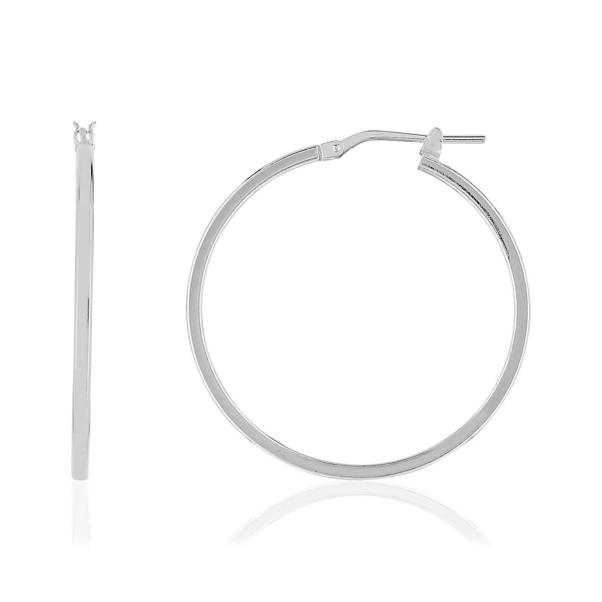 Créoles argent 925 34 mm