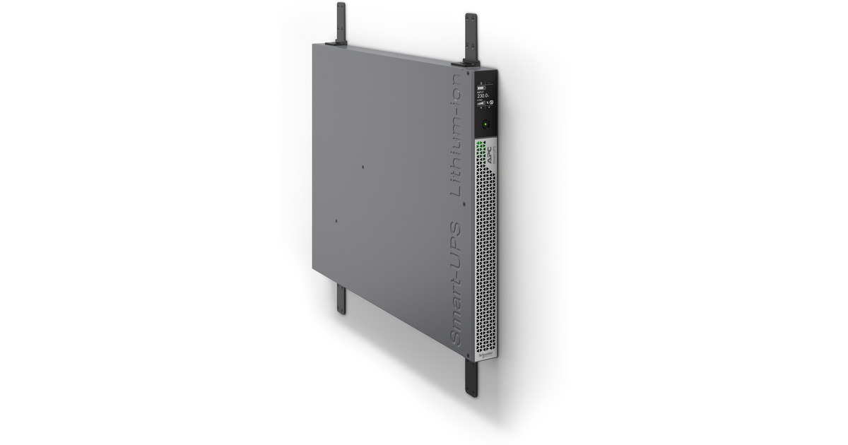APCSmart-UPS Ultra On-Line 2200VA Li-ion SRTL2KRM1UIC ups  (Donkergrijs/zilver, 2200 W, 1U, 3x C13 + 2x C19, SmartConnect, verlengde runtime, met rail-kit)