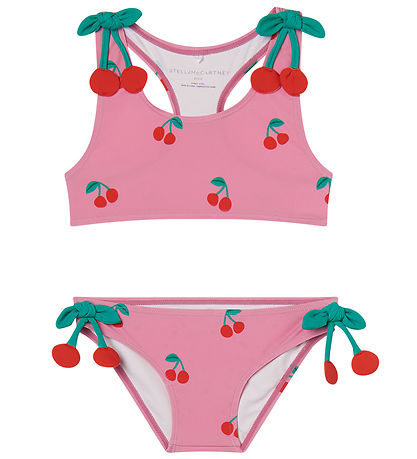 Stella McCartney Kids Bikini - UV50+ - Rosa m. Kirsche