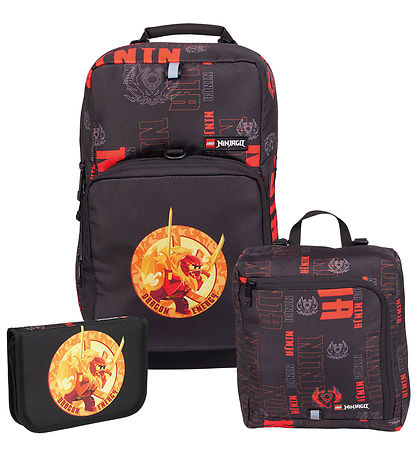 LEGO® Ninjago Schulranzen-Set - Drache Energy - 20,5 L - Schwarz