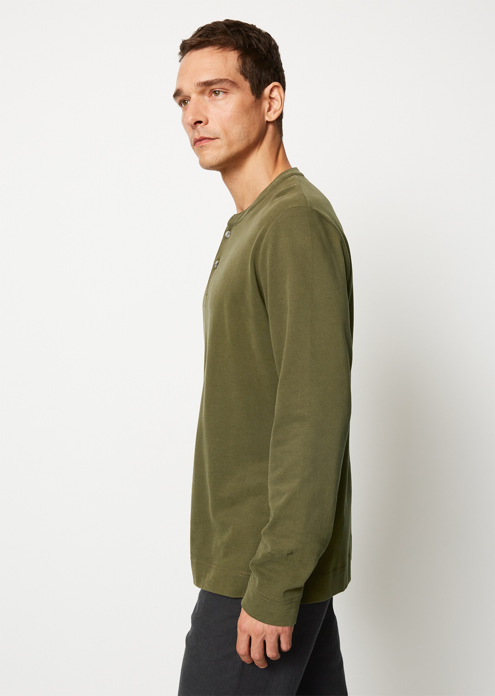 Serafino regular aus softem Heavy-Jersey