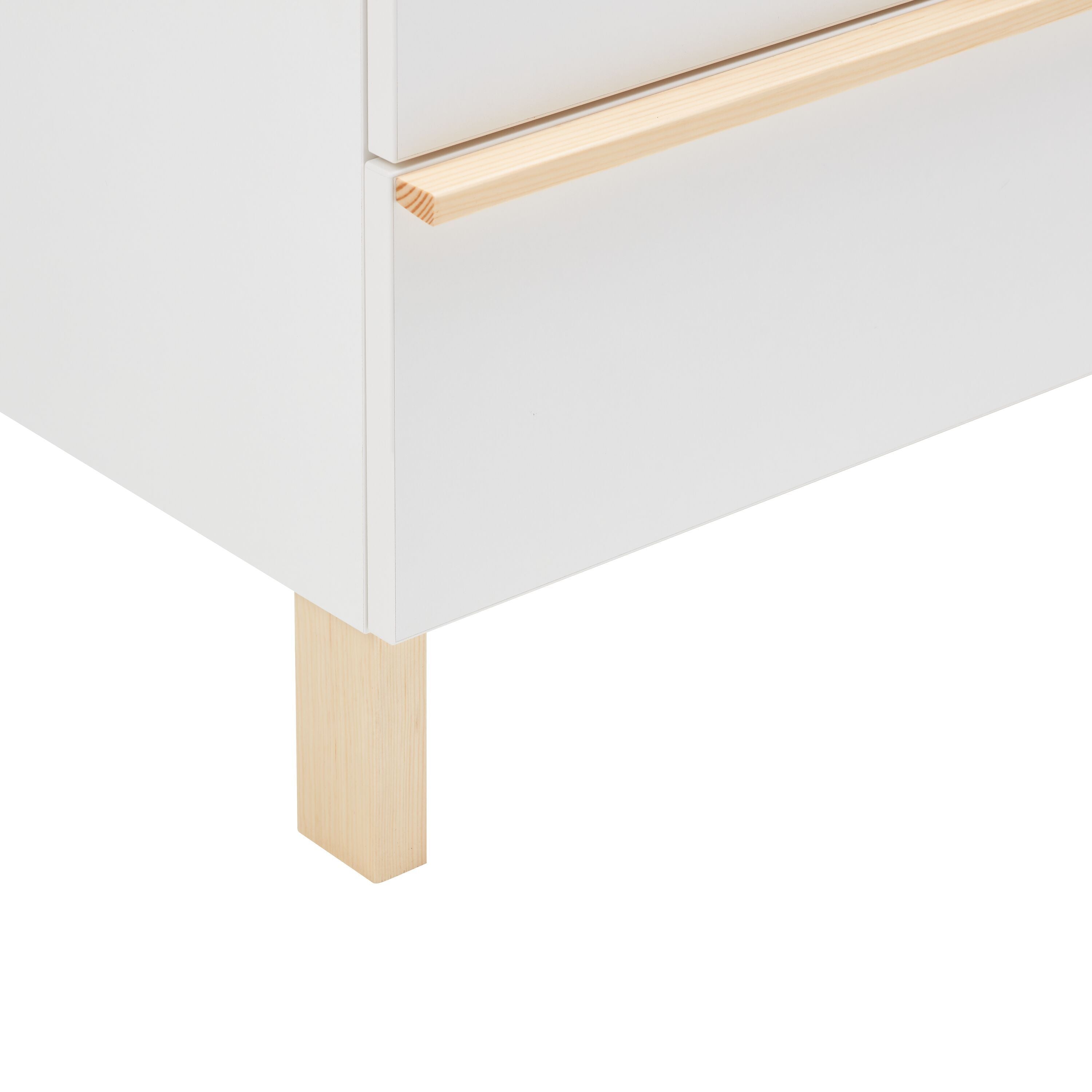 MIO Wickelkommode - Weiss / B: 80.0 cm x T: 52.0 cm x H: 90.0 cm
