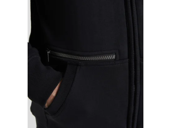 Sweat de travail zippé Hoody Street Style Noir