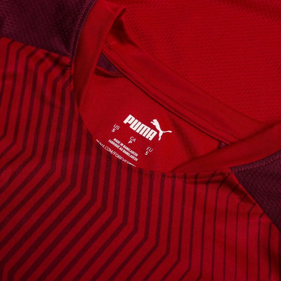 PUMA Maillot teamCUP - Rouge/Bordeau/Rouge