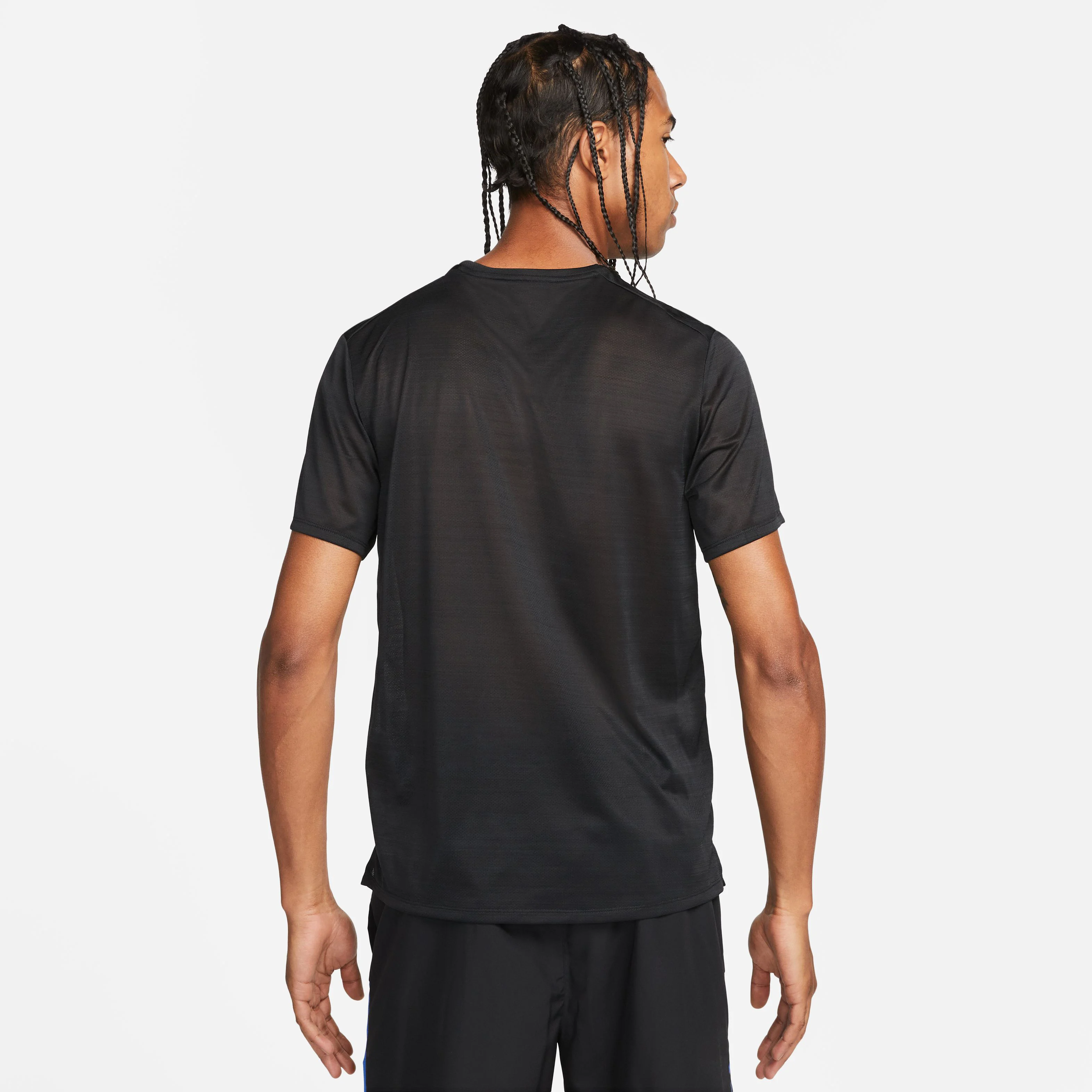 Nike Dri-Fit Breathe Dri-Fit Breathe Miler Maillot De Course Hommes - Noir