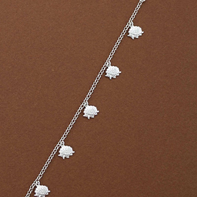 Bracelet cinq hérissons ou Niglos - Argent massif 925