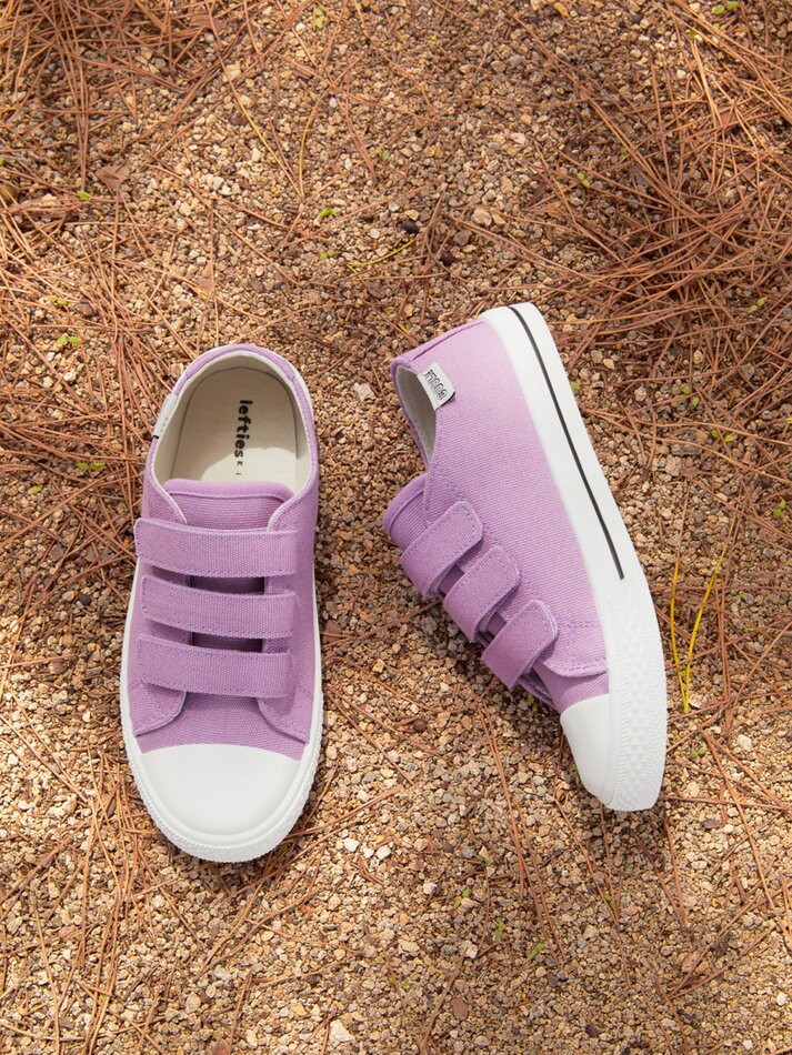 Tênis com biqueira de malha - Roxo
