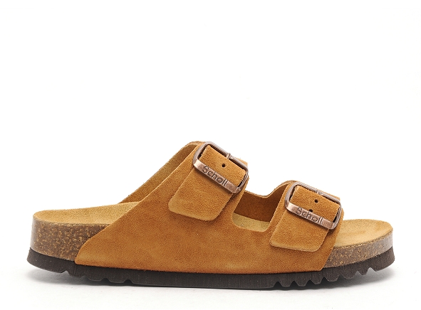Scholl mules et sabots plats femme josephine 30050 marron