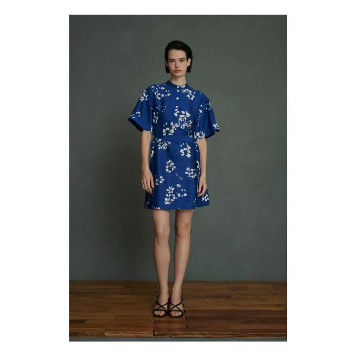Soeur Robe Wanda Soie | Bleu