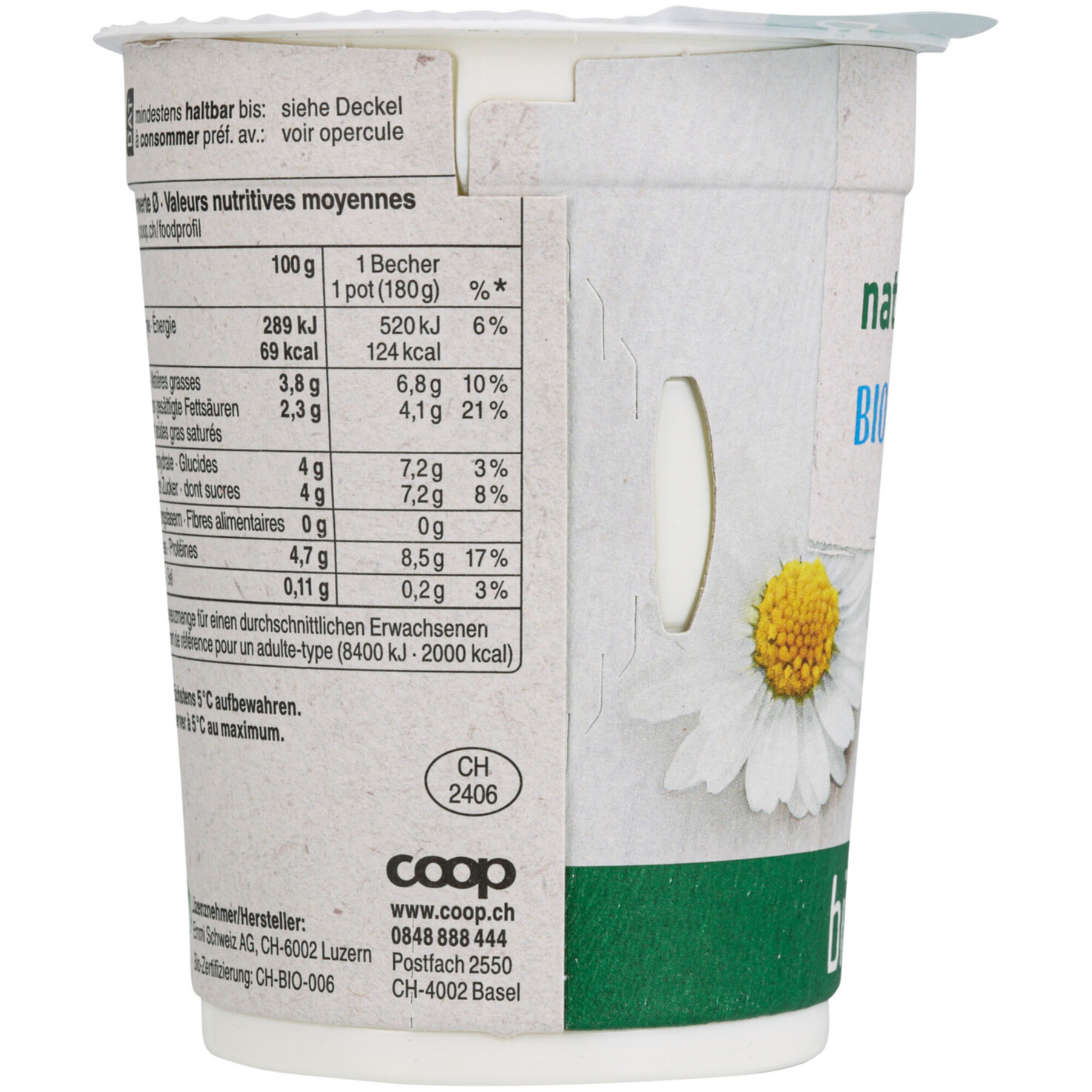 Naturaplan Bio Joghurt Natur 2x180g