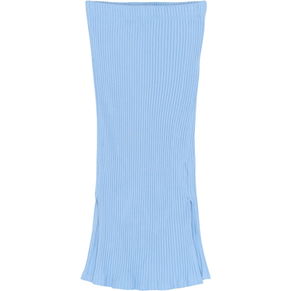 Køb The New Forever Blue Tntove Long Rib Nederdel