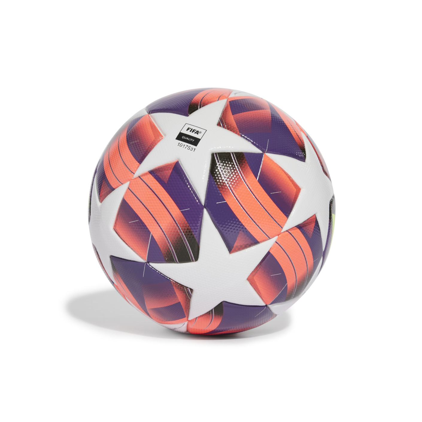 Adidas Women's UEFA Champions League League Voetbal Maat 5 2024-2025 Oranje Zilver Geel