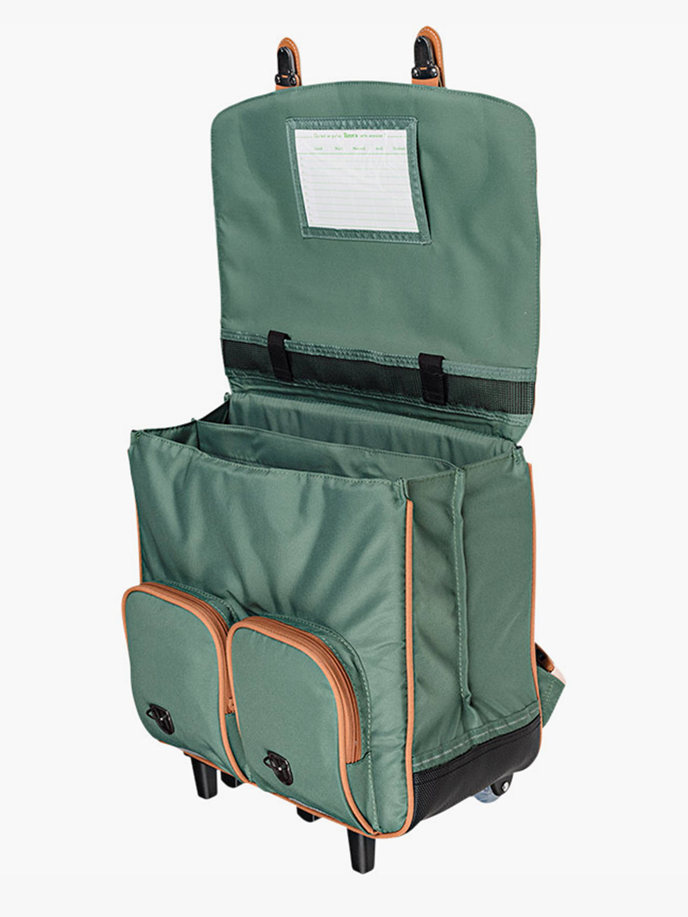 Cartable  roulettes 2 compartiments TANN'S