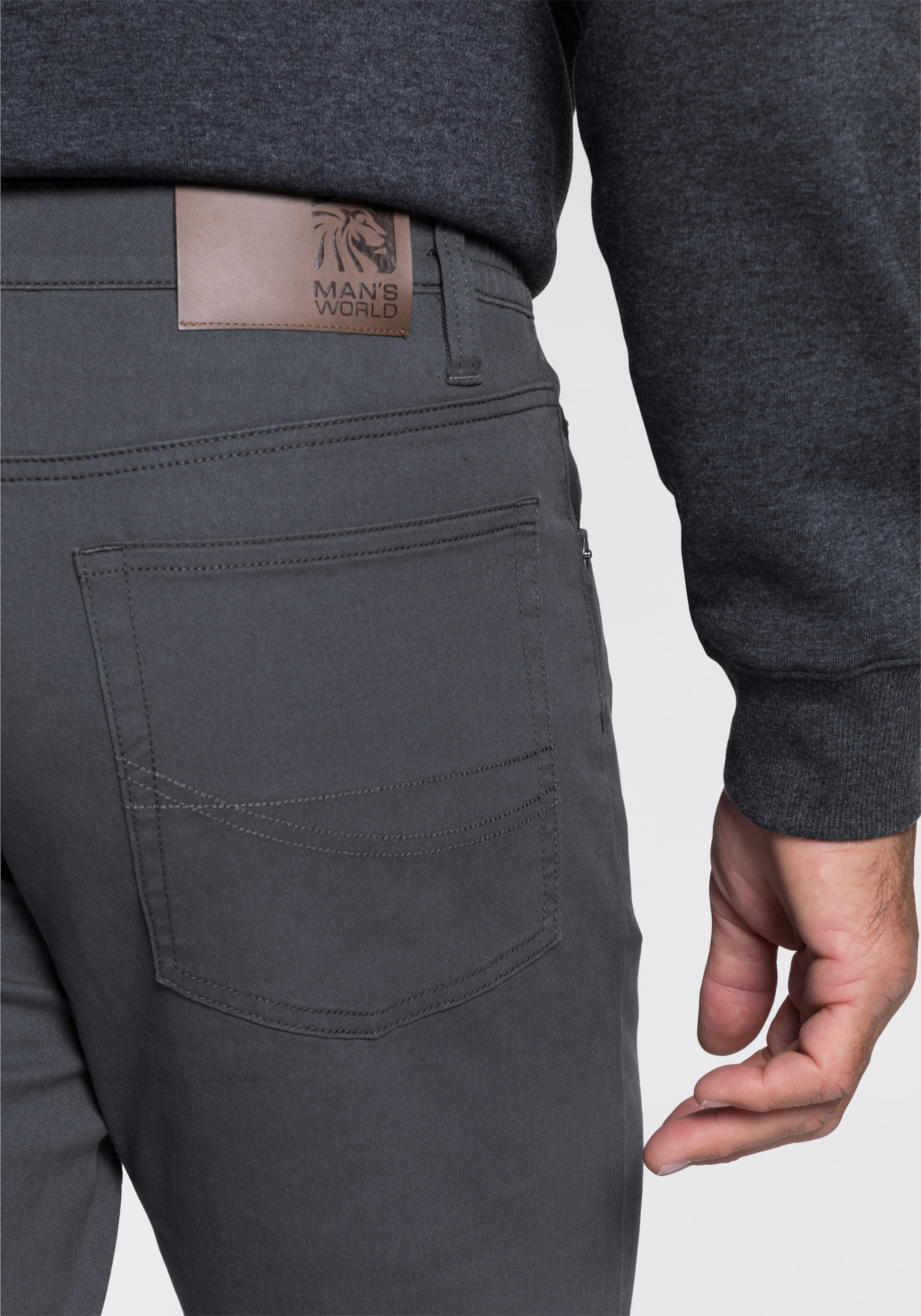 Man's World 5-Pocket-Hose  Stretchhose mit Dehnbund