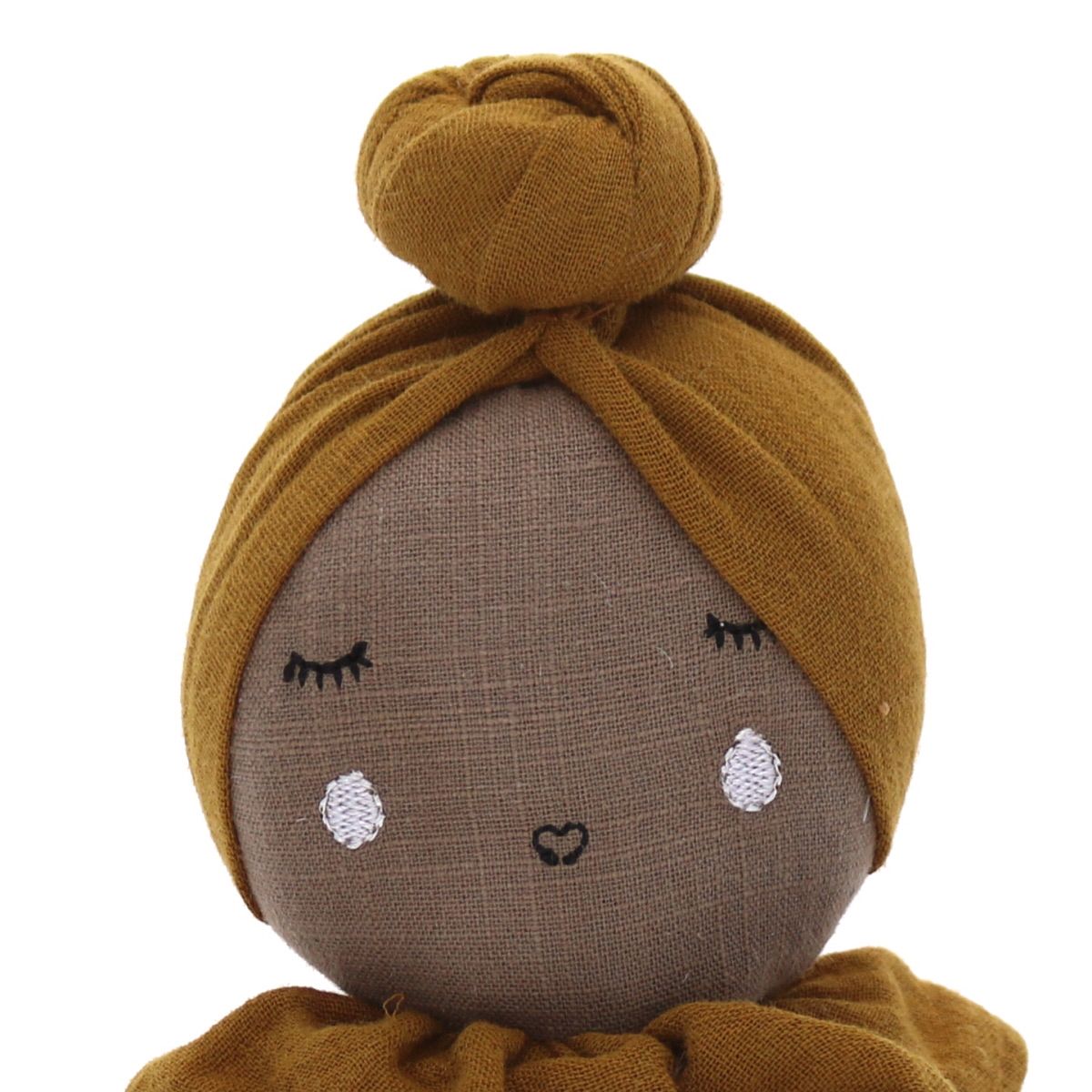 Poupée hochet culbuto chignon - Terre de feu Frisette