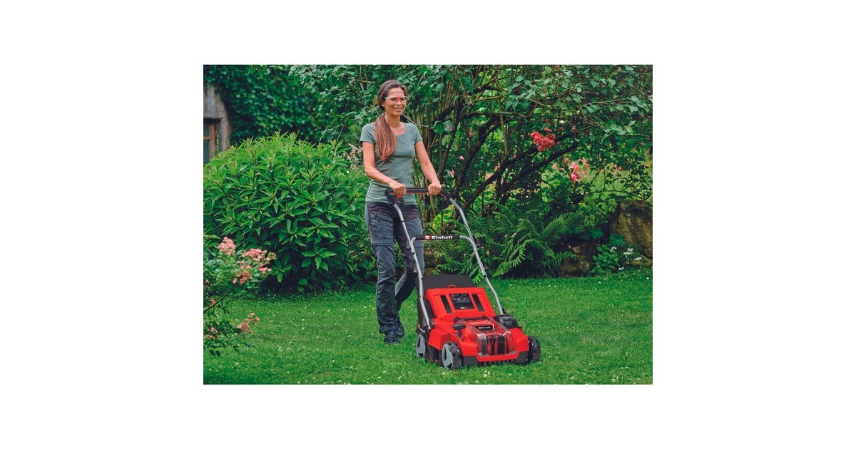 EINHELLGE-SA 36/35 Li-Solo Accu Verticuteerder en Beluchter  (Rood/zwart, Accu en oplader niet inbegrepen)