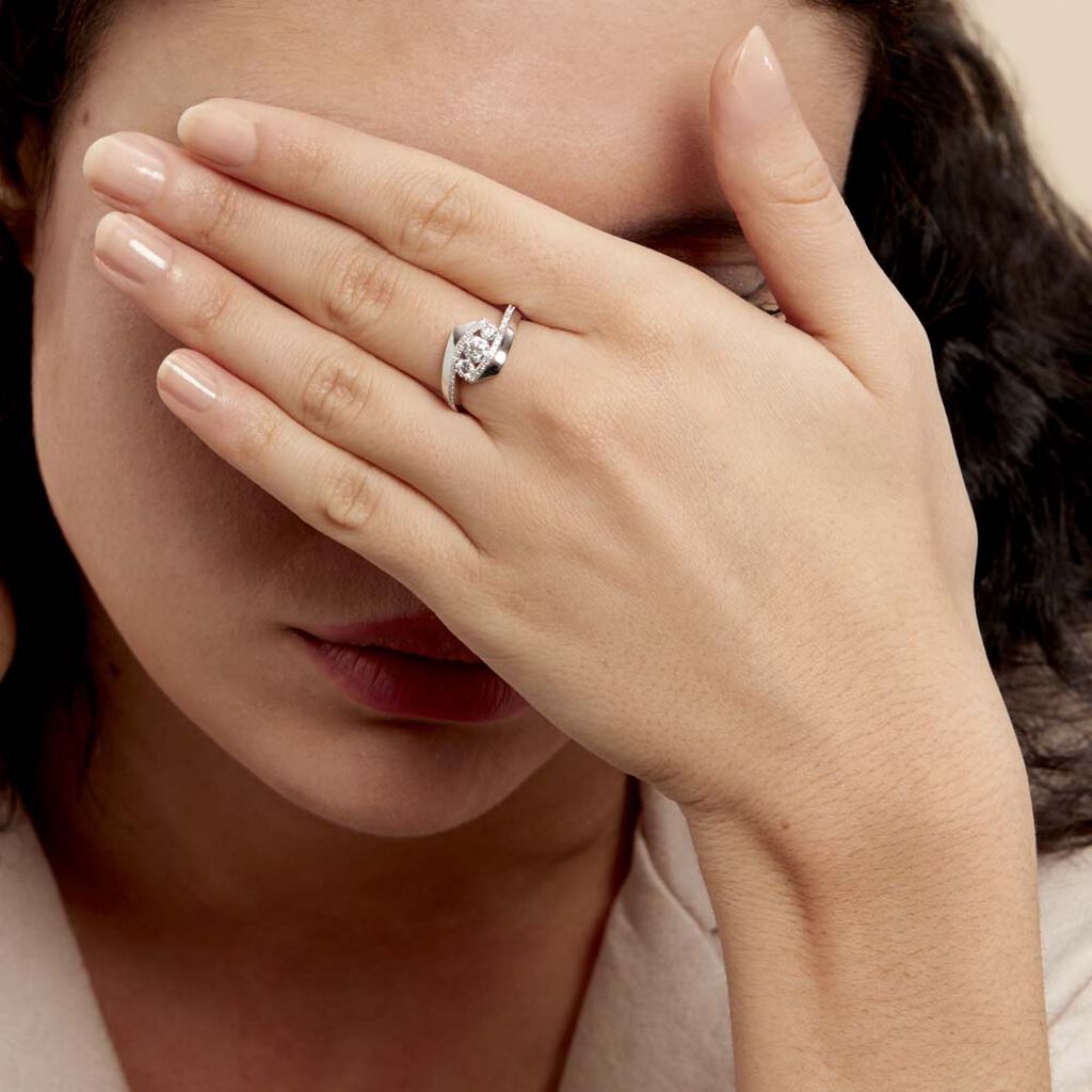 Bague Barbara Or Blanc Diamant