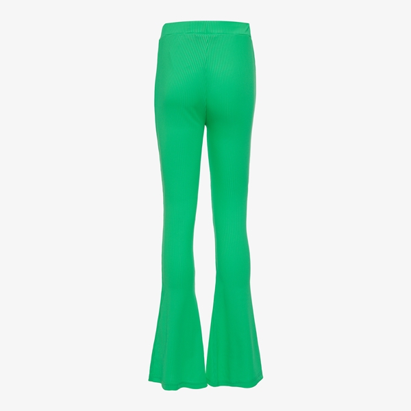 TwoDay meisjes flared broek rib groen