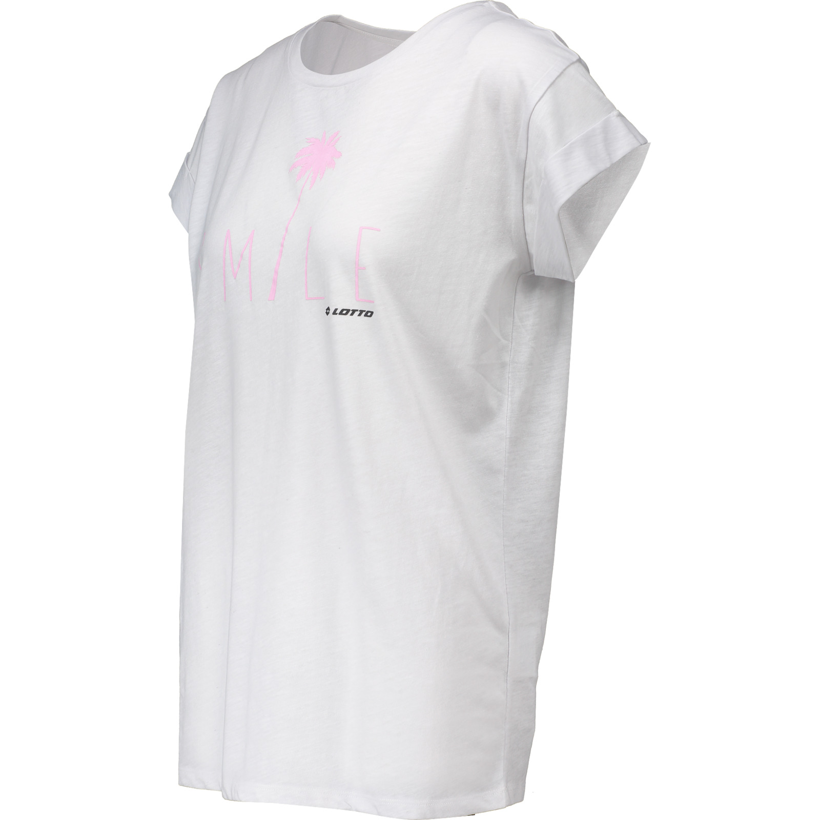 Lotto Damen-T-Shirt Smile L, schwarz