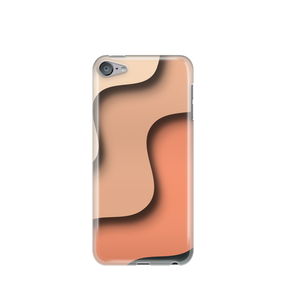 iPod Touch 7G Gummi Hülle Wüstenwelle 1 - Beige