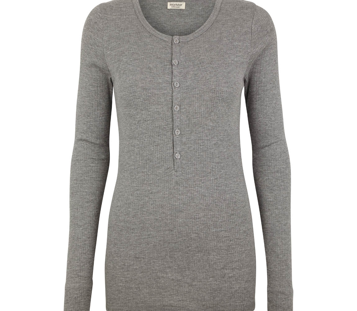 Tee W, T-shirt - Grey Melange
