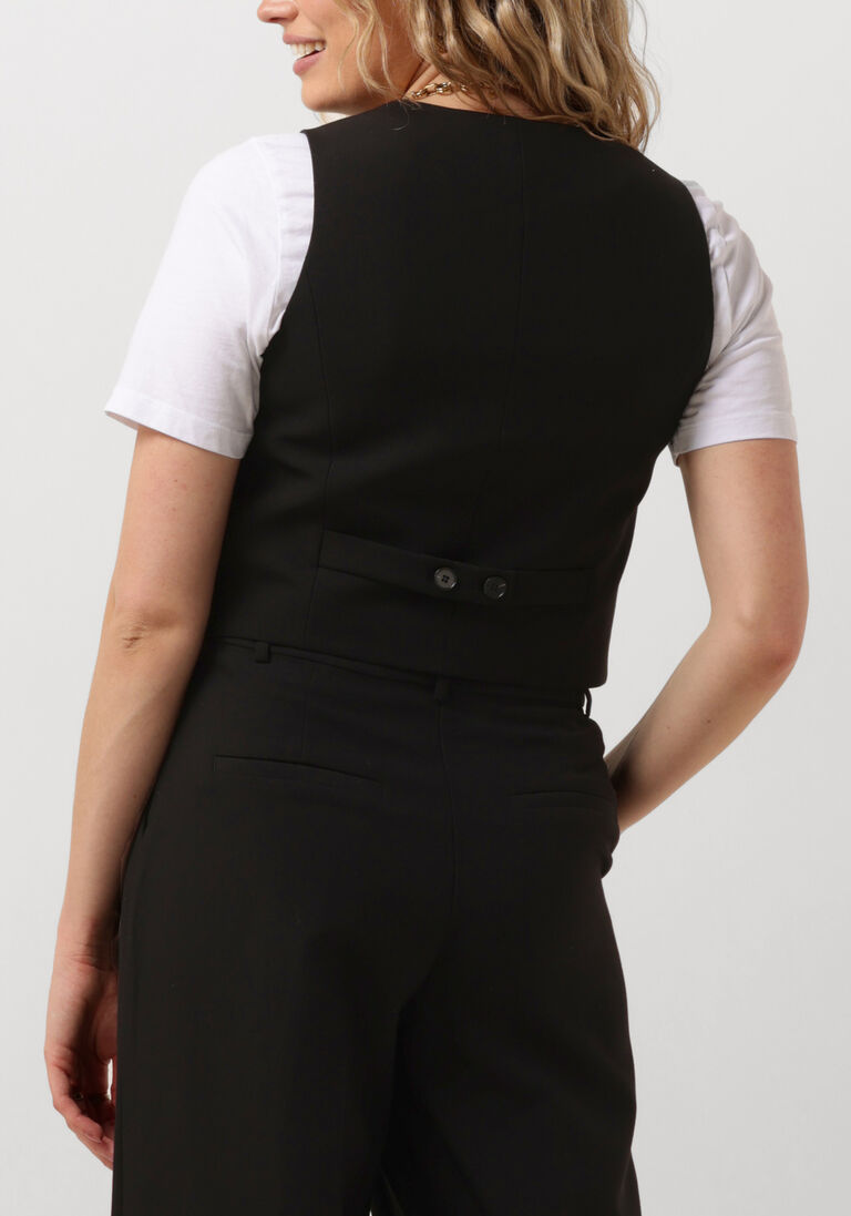 zwarte co'couture gilet vola tailor vest