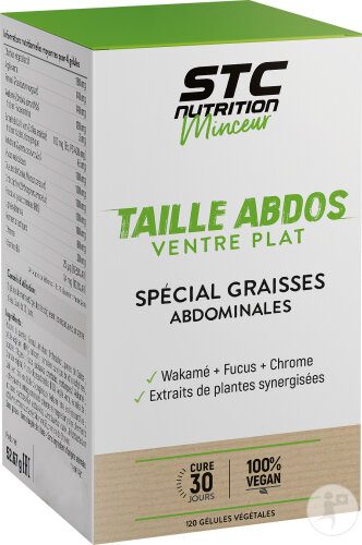 STC Nutrition Taille Abdos Ventre Plat 120 Capsules