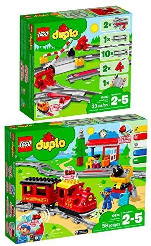 LEGO - Duplo - Set van 2 Stuks - 10882 10874 - Stadstreinen Stoomtrein