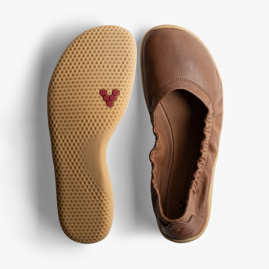 Asana Yin Ballerina Leather Womens