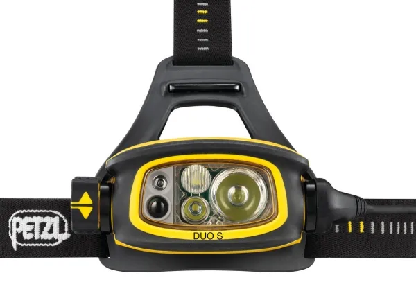 Petzl DUO S - Lommelygte til hovedet - LED - sort/gul