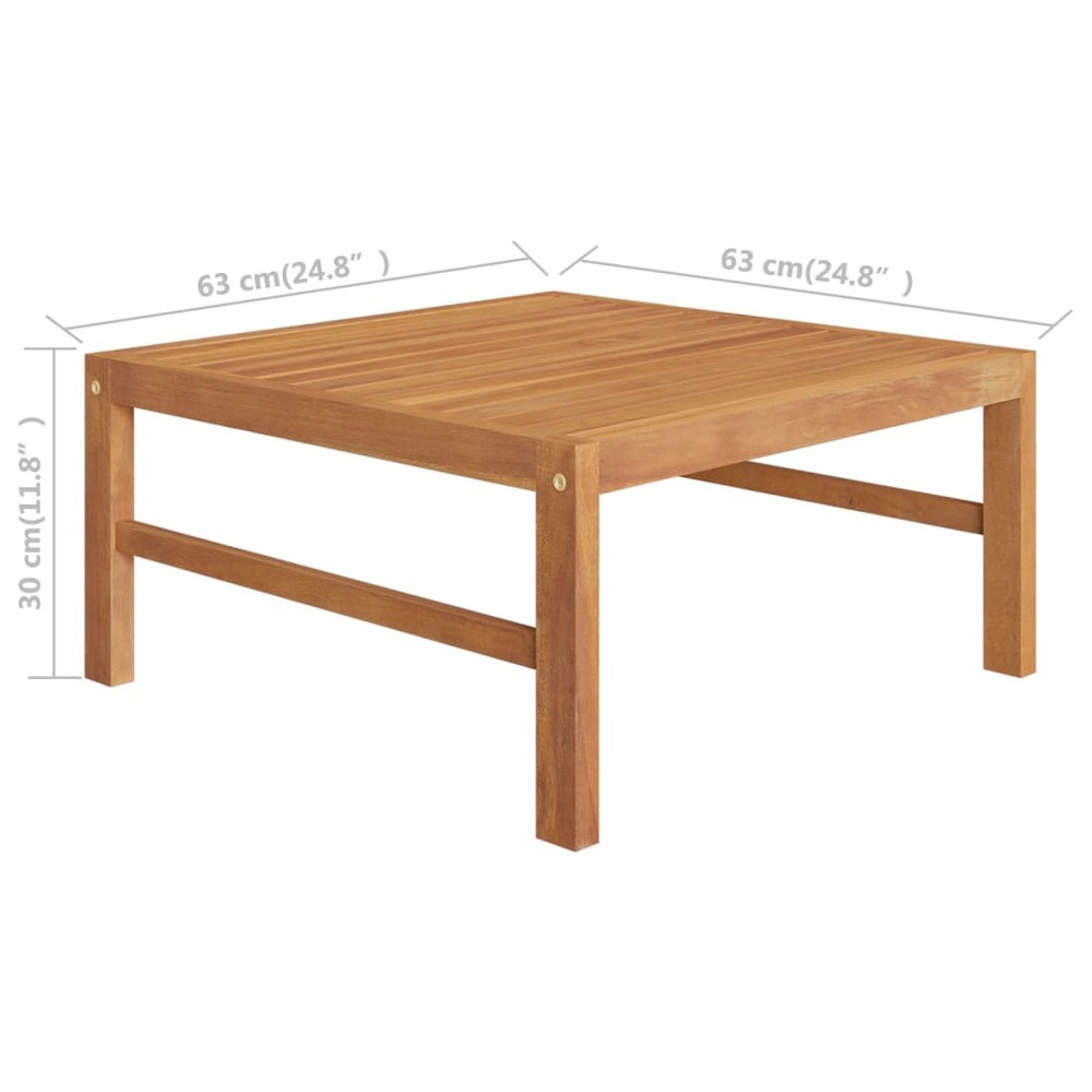 Salon de jardin meuble d'extérieur ensemble de mobilier 5 pièces avec coussins crème bois de teck solide