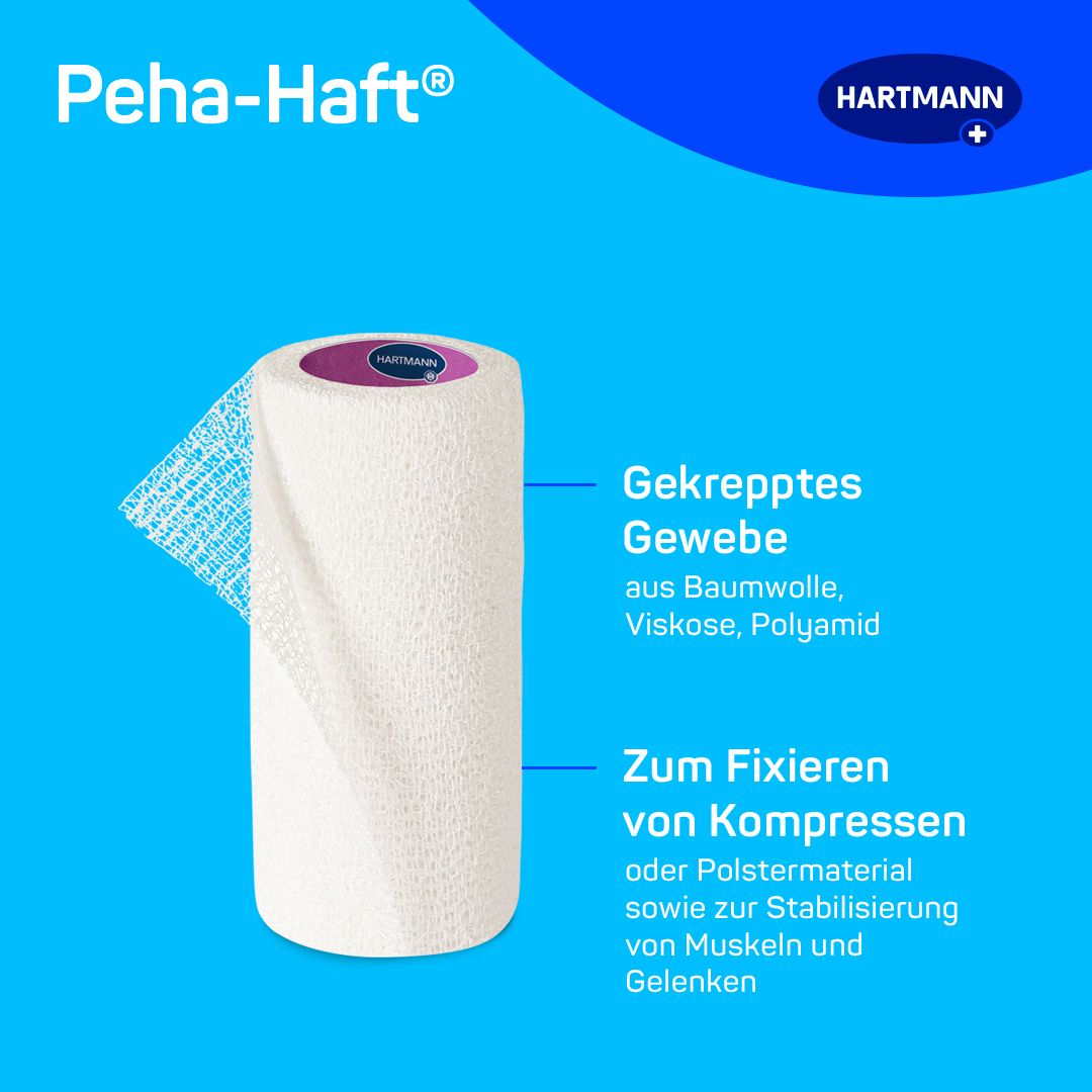 Peha-haft® Fixierbinde latexfrei 6 cm x 4 m