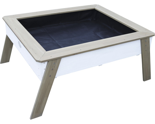Zandtafel en verhoogd bed axi Linda hout bruin wit