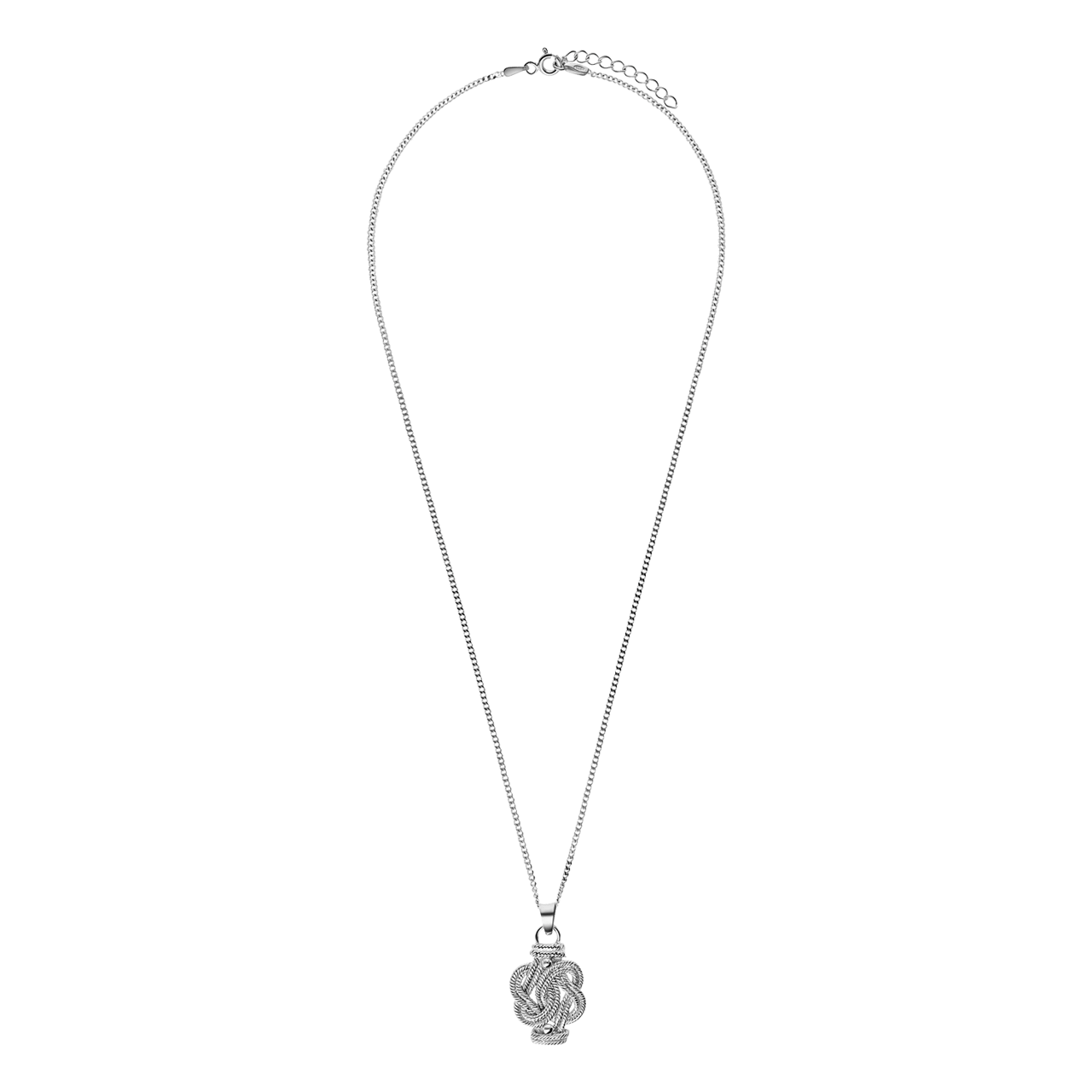 Gerecycled zilveren ketting met Surinaamse mattenklopper