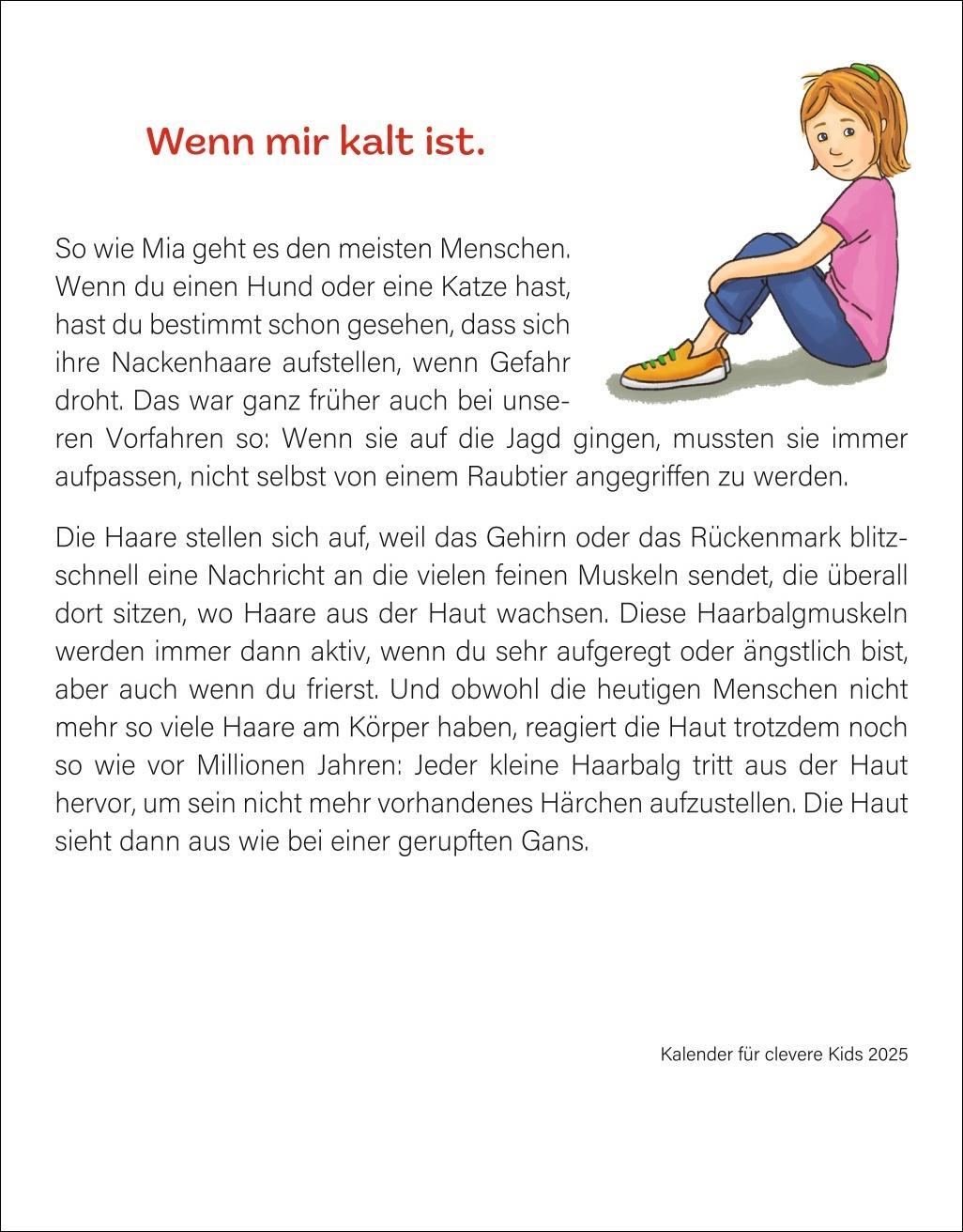 Kalender für clevKids Tagesabreißkalender 2025