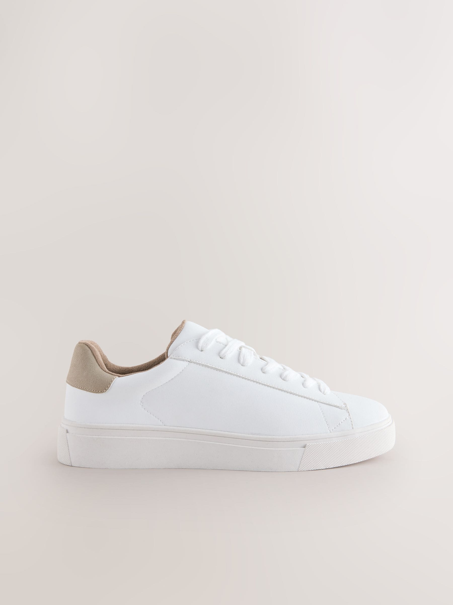 Wit - Chic-casual lange sneakers