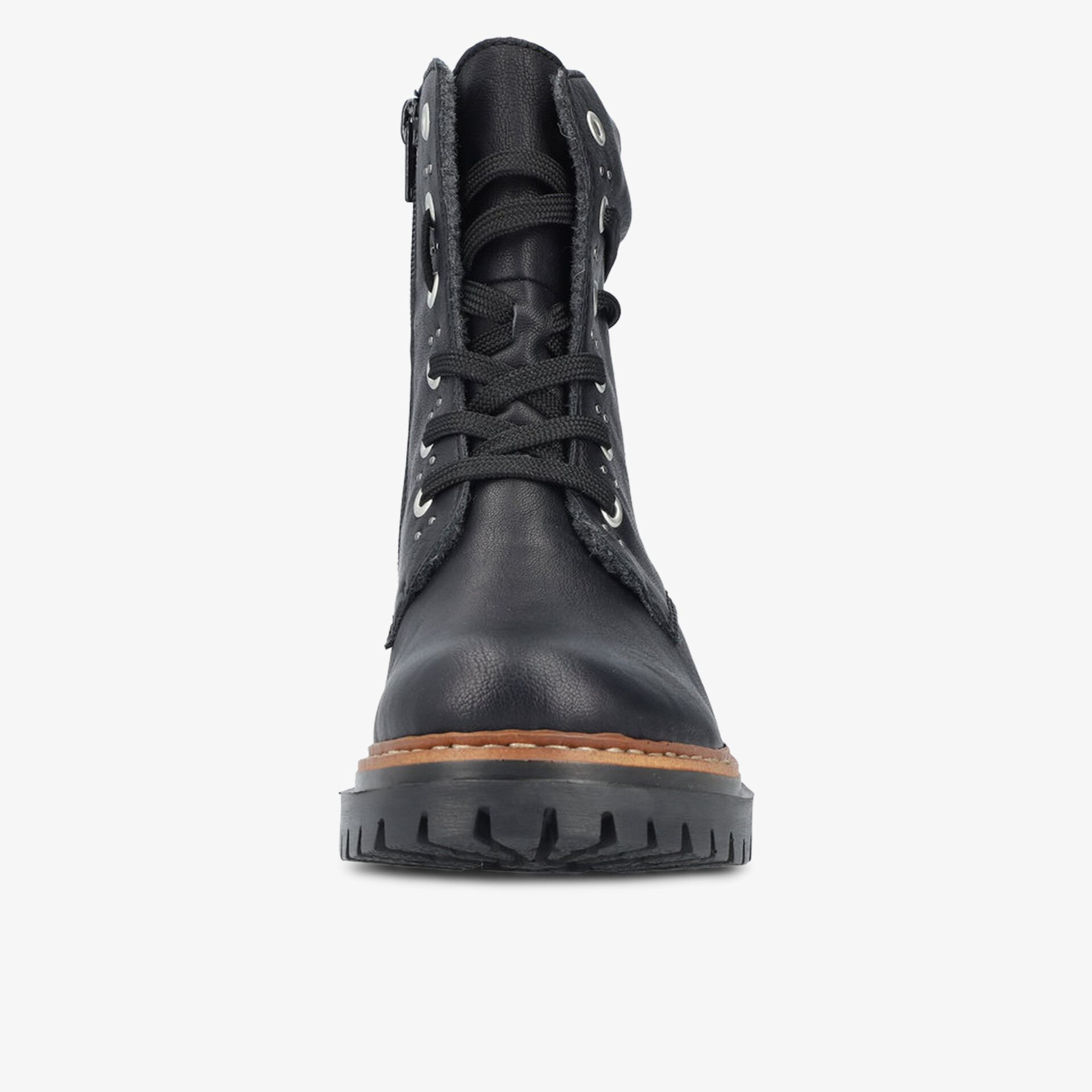 rieker Damen Schnürstiefeletten schwarz