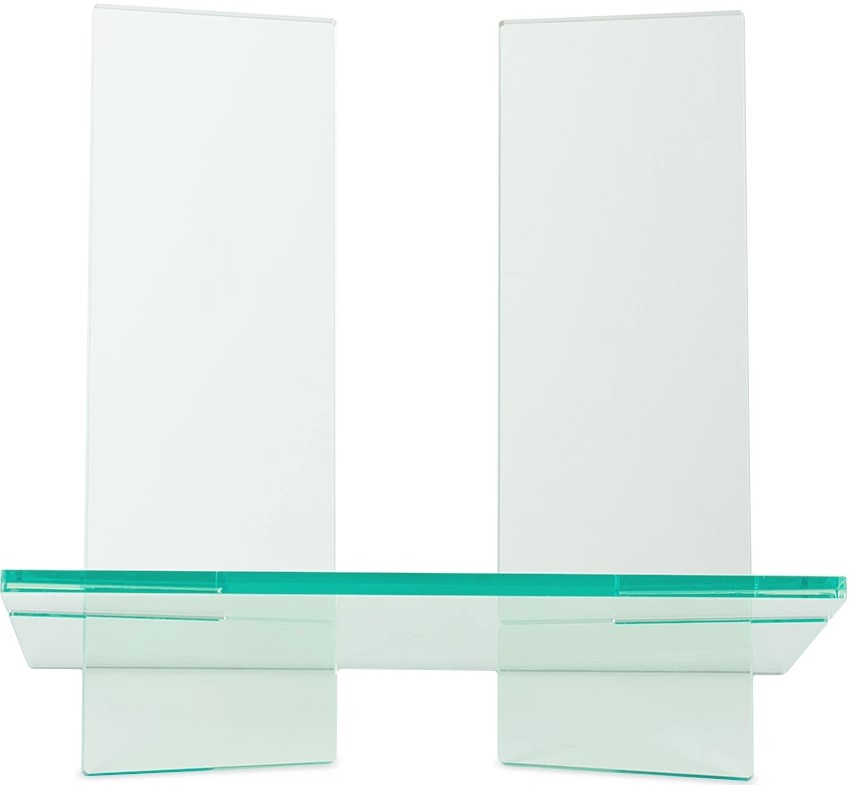Boekenstandaard L Crystal Green