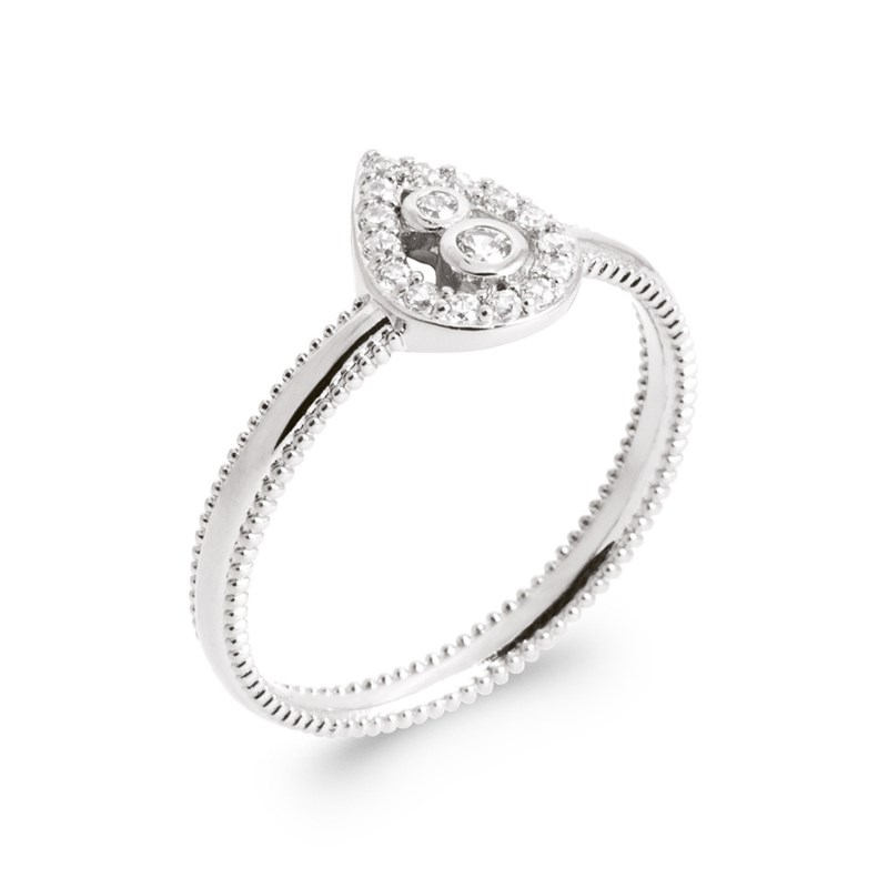Bague Femme - Argent 925 - Oxyde de zirconium
