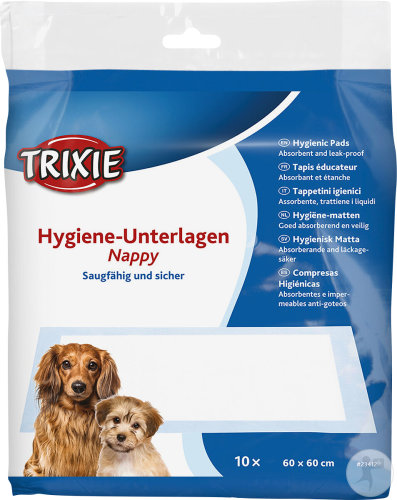 Trixie Nappy Tapis Éducateur Pour Chiots 60x60cm 10 Pièces