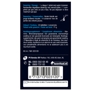 Lucovitaal Spanning Stress & Vermoeidheid Tabletten 45TB