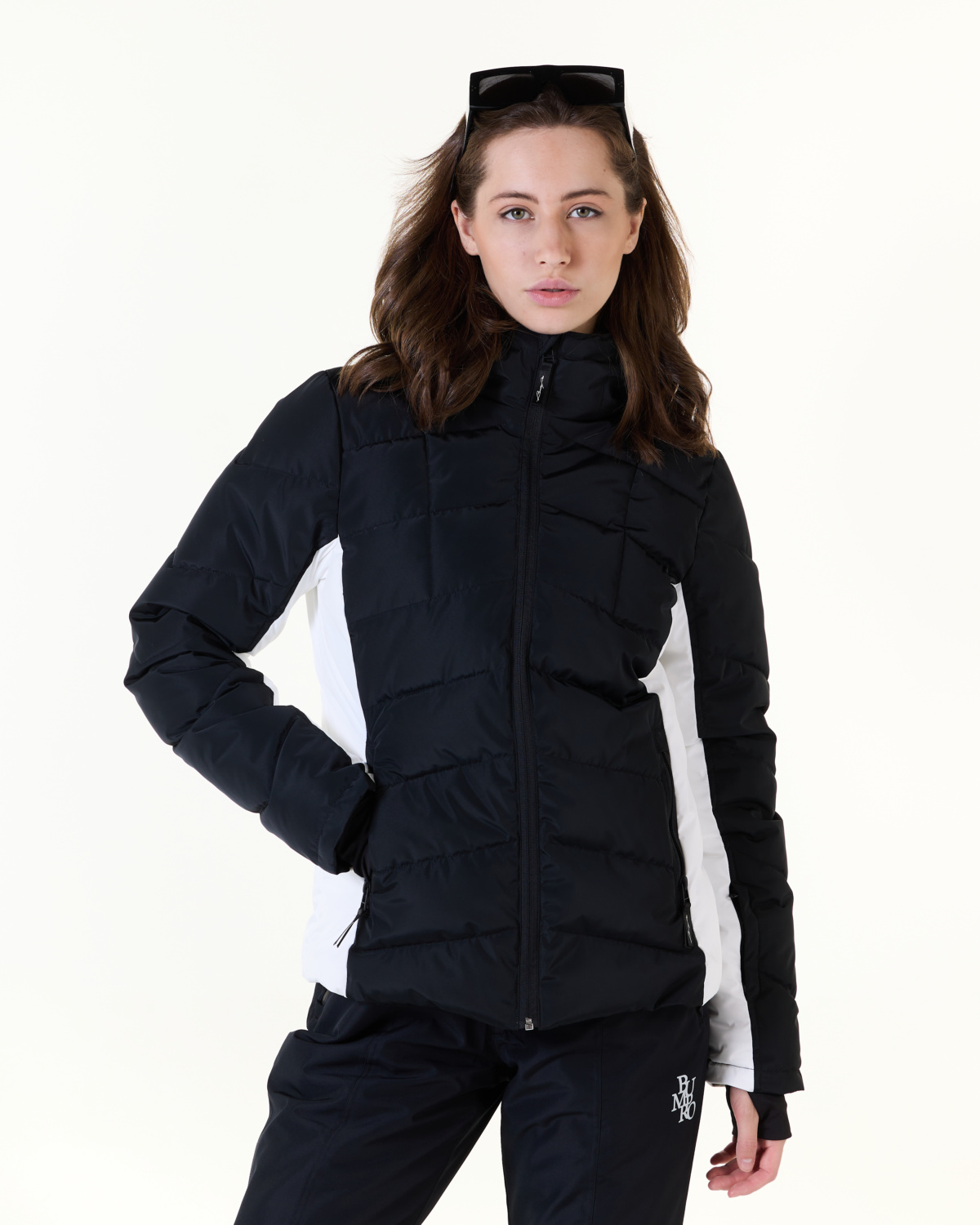 Bumpro Aspen Padded Ski Jacket Black