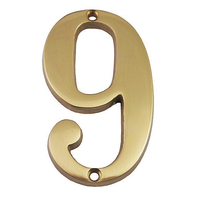 Numéro de rue Laiton 