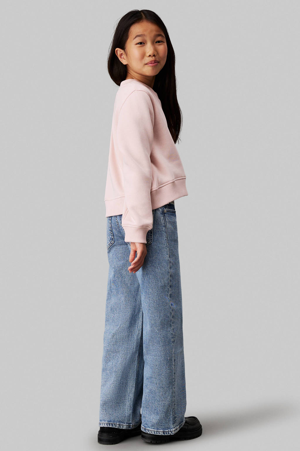 Calvin Klein straight leg jeans salt and pepper blue