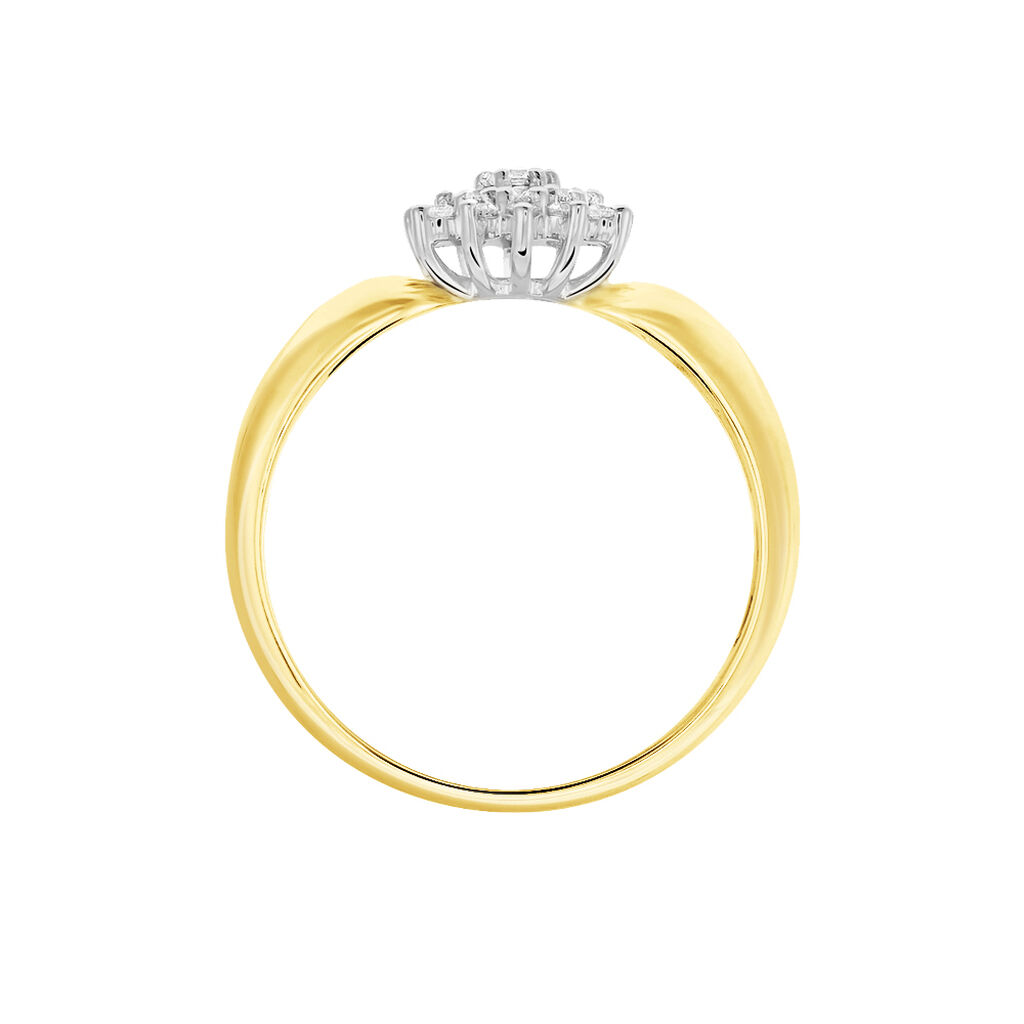 Bague Chou Or Jaune Diamant